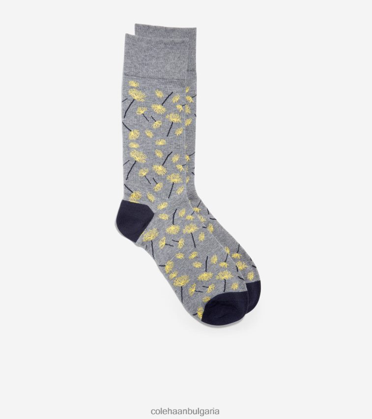 Cole Haan глухарче рокля екипаж чорап мъже 84PB6Z587 средно сив пирен аксесоари