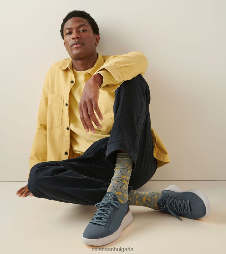 Cole Haan глухарче рокля екипаж чорап мъже 84PB6Z587 средно сив пирен аксесоари