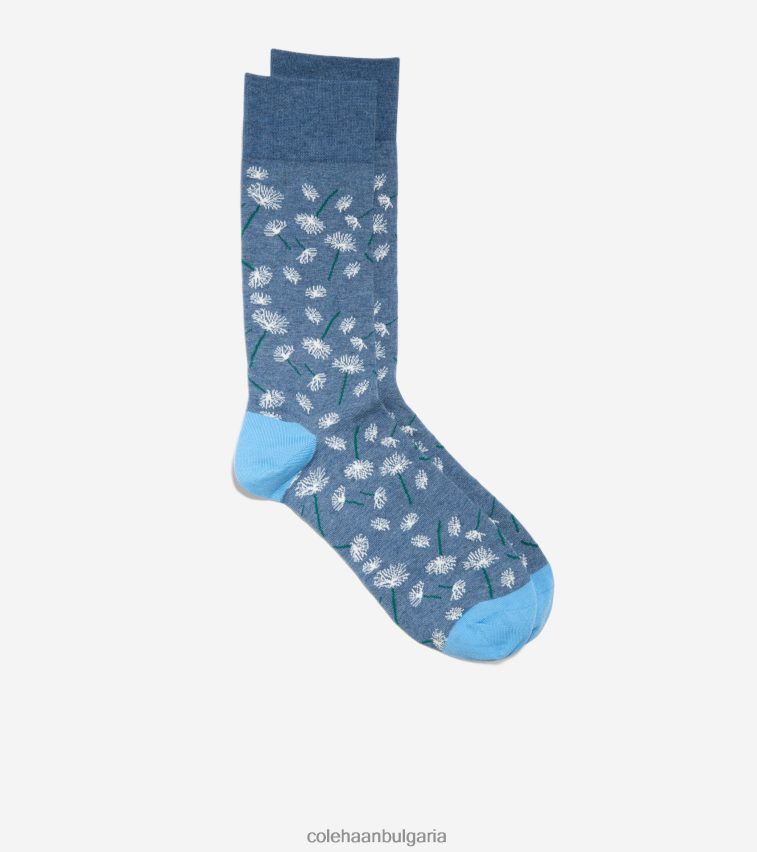 Cole Haan глухарче рокля екипаж чорап мъже 84PB6Z588 среден деним хедър аксесоари
