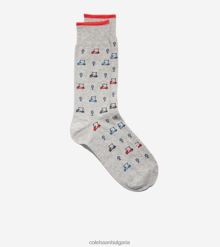 Cole Haan рокля екипаж чорап мъже 84PB6Z616 сиво аксесоари