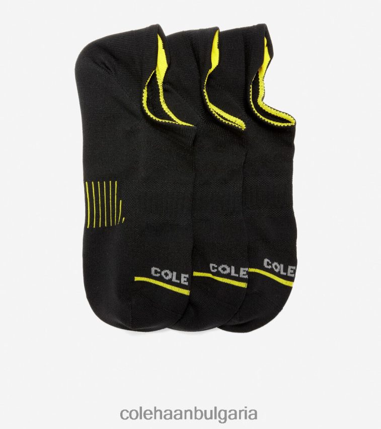 Cole Haan чорапи zerogrand с 3 чифта подплата мъже 84PB6Z596 черен аксесоари