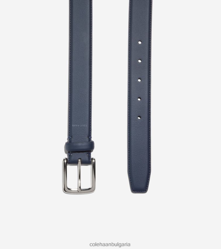 Cole Haan 32 мм колан за рокля кактус мъже 84PB6Z564 военноморски флот аксесоари