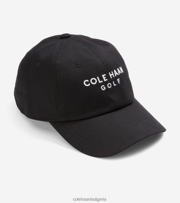 Cole Haan памучна шапка за голф мъже 84PB6Z502 черен аксесоари