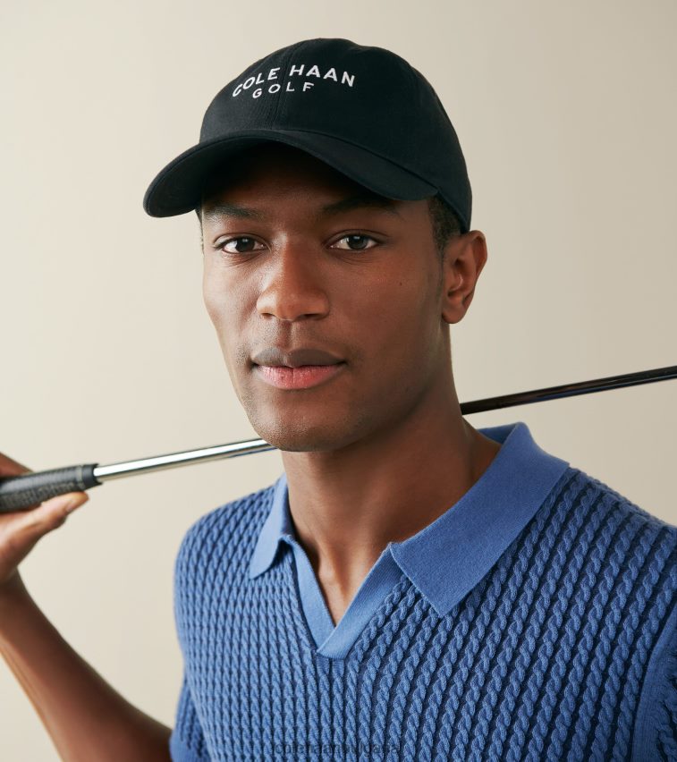 Cole Haan памучна шапка за голф мъже 84PB6Z502 черен аксесоари