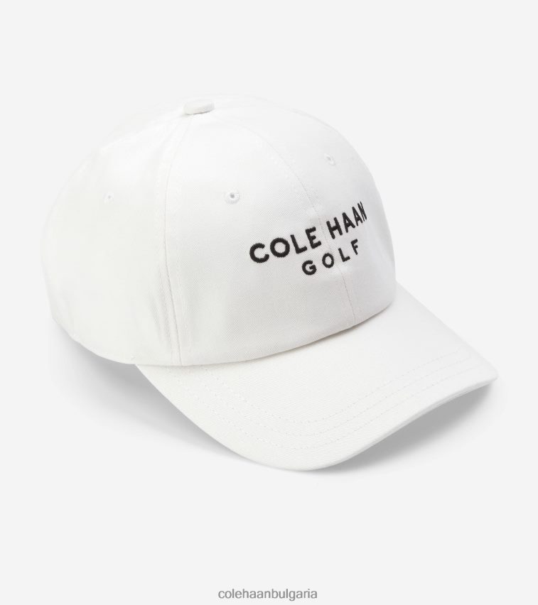 Cole Haan памучна шапка за голф мъже 84PB6Z503 бяло аксесоари