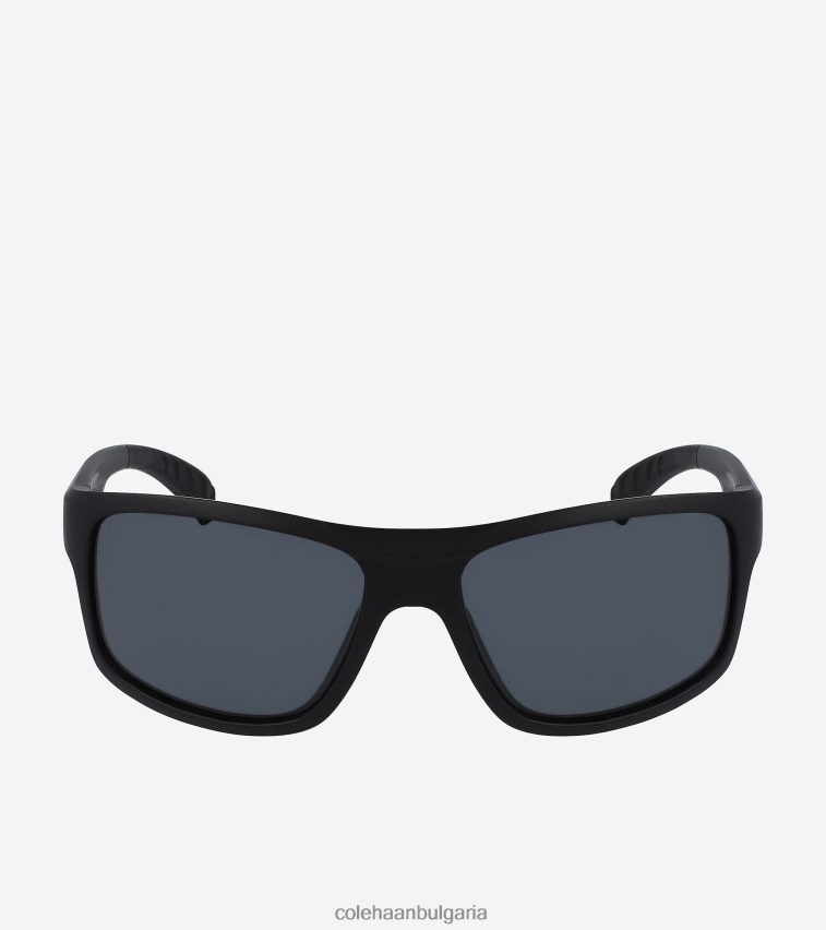 Cole Haan спортни квадратни слънчеви очила мъже 84PB6Z584 черен аксесоари