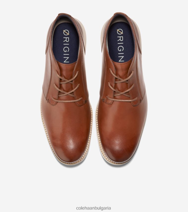 Cole Haan оригинална ботуш Grand Chukka мъже 84PB6Z467 woodbury-слонова кост обувки