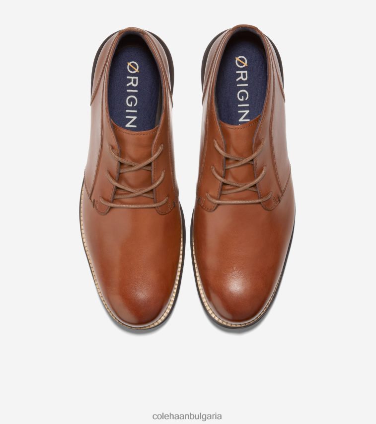 Cole Haan оригинална ботуш Grand Chukka мъже 84PB6Z468 woodbury-тъмно печено обувки