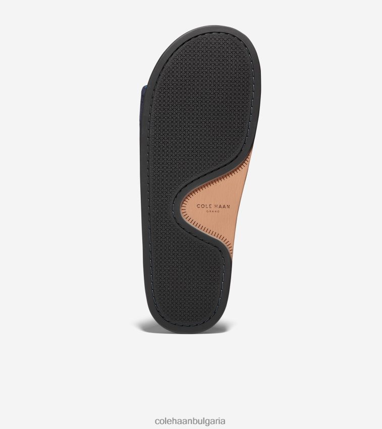 Cole Haan модерни класически сандали с пързалки мъже 84PB6Z250 тъмносин блейзър обувки