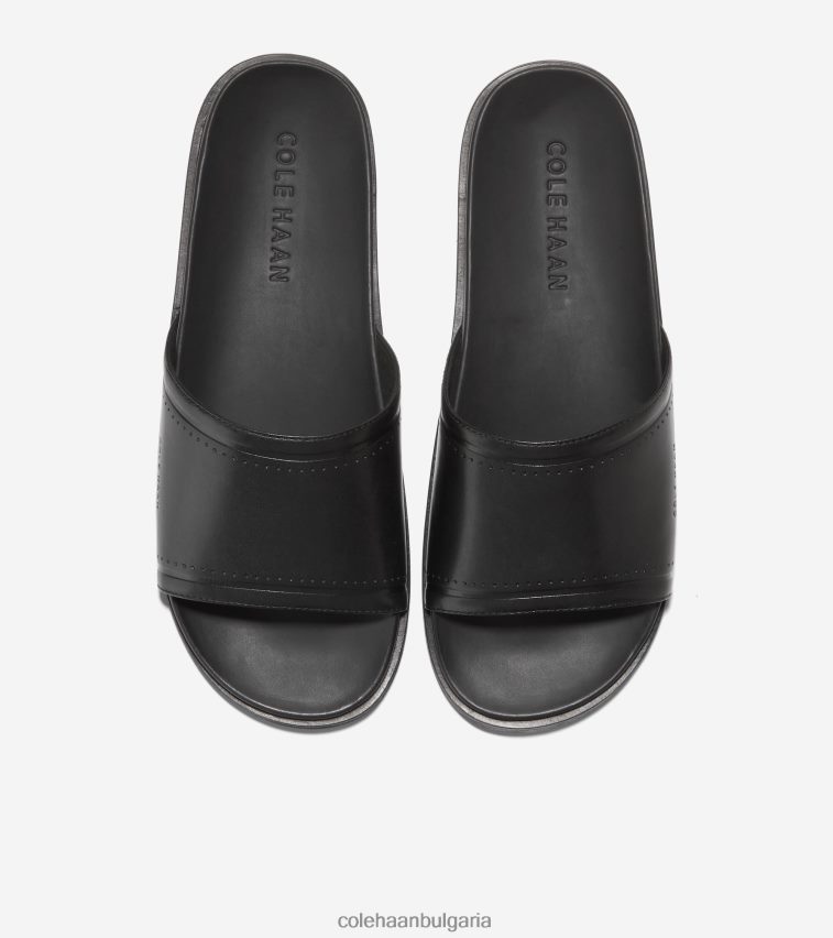 Cole Haan модерни класически сандали с пързалки мъже 84PB6Z252 черен обувки