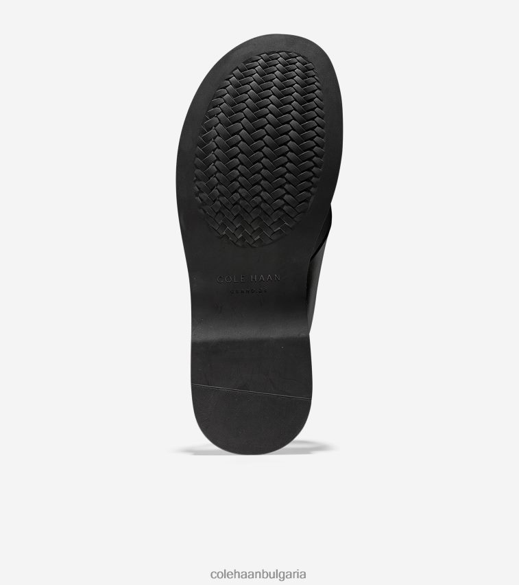 Cole Haan кръстосани сандали goldwyn 2.0 мъже 84PB6Z341 черен гладък обувки