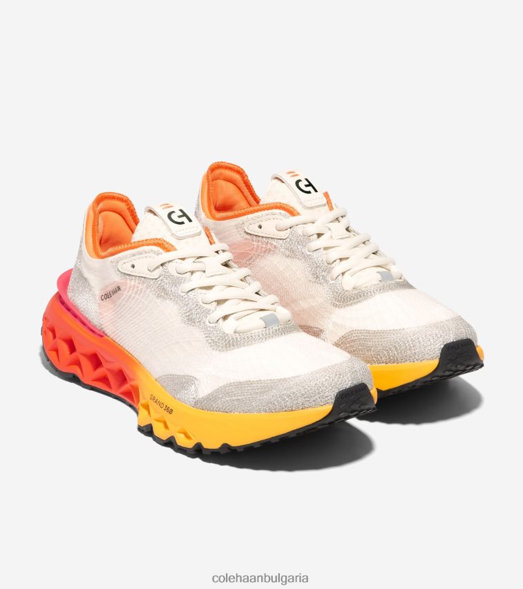 Cole Haan 5. маратонки за бягане Zerogrand embrostitch мъже 84PB6Z461 сливане на бреза-слонова кост-злато обувки