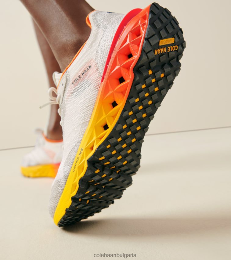 Cole Haan 5. маратонки за бягане Zerogrand embrostitch мъже 84PB6Z461 сливане на бреза-слонова кост-злато обувки