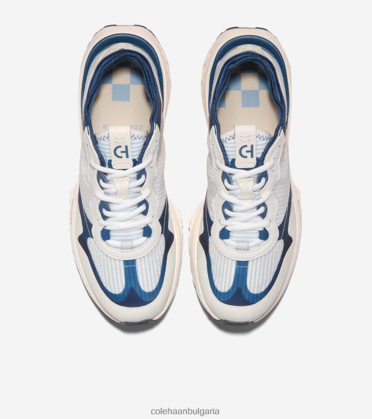 Cole Haan 5.zerogrand маратонка мъже 84PB6Z333 син звънец seersucker обувки