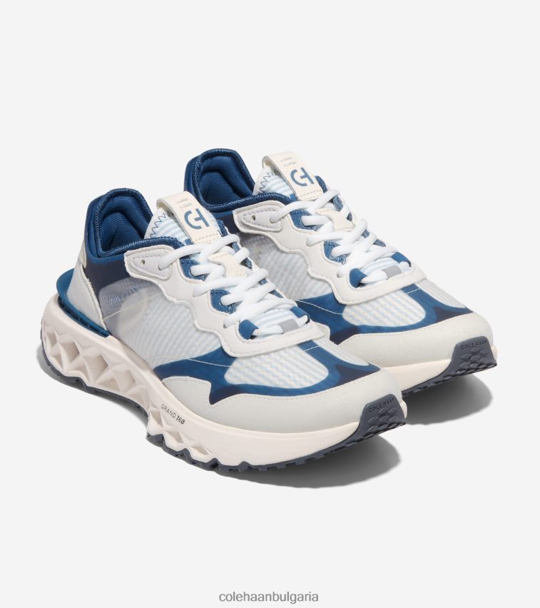 Cole Haan 5.zerogrand маратонка мъже 84PB6Z333 син звънец seersucker обувки