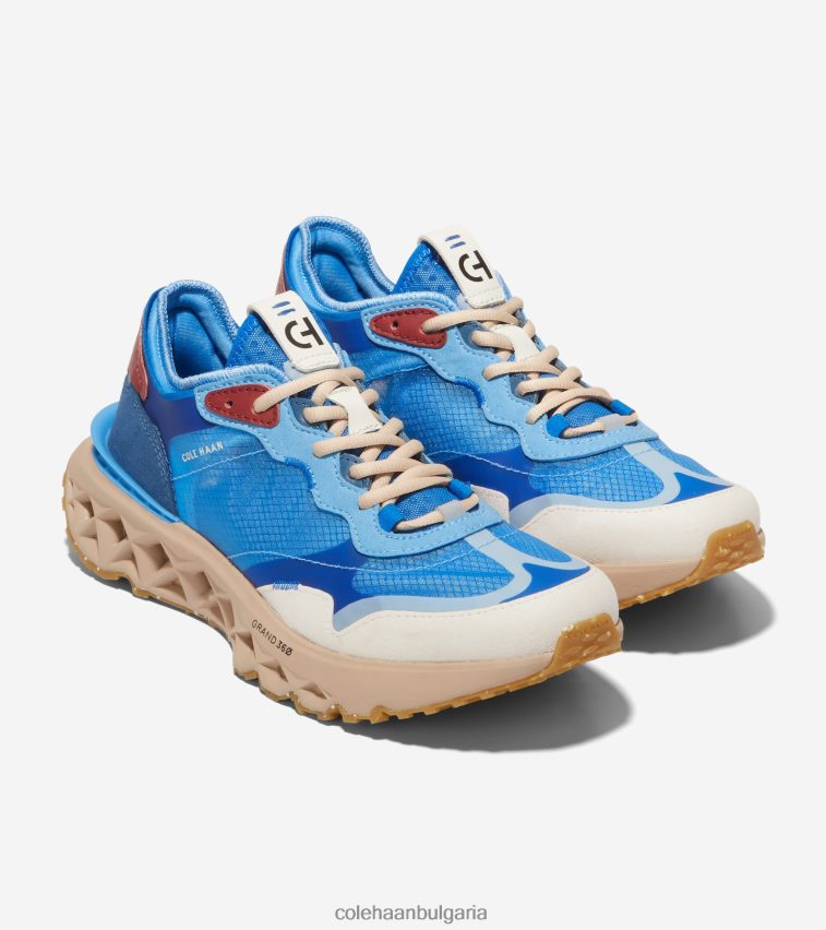 Cole Haan 5.zerogrand маратонка мъже 84PB6Z334 лазурно синьо-сусамово обувки