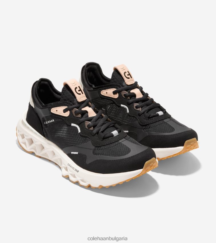 Cole Haan 5.zerogrand маратонка мъже 84PB6Z335 черно-перископ-слонова кост обувки