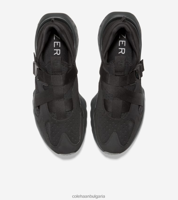 Cole Haan 5. маратонки за бягане с каишка на монаха zerogrand мъже 84PB6Z441 черен обувки