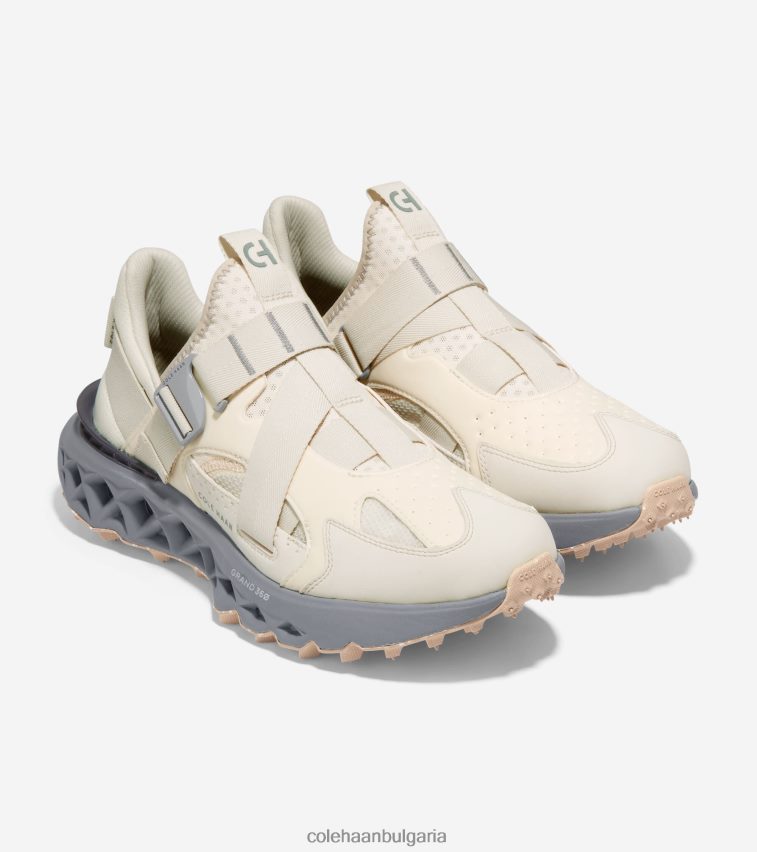 Cole Haan 5. маратонки за бягане с каишка на монаха zerogrand мъже 84PB6Z442 чапла-сребърна бреза-градски силует обувки