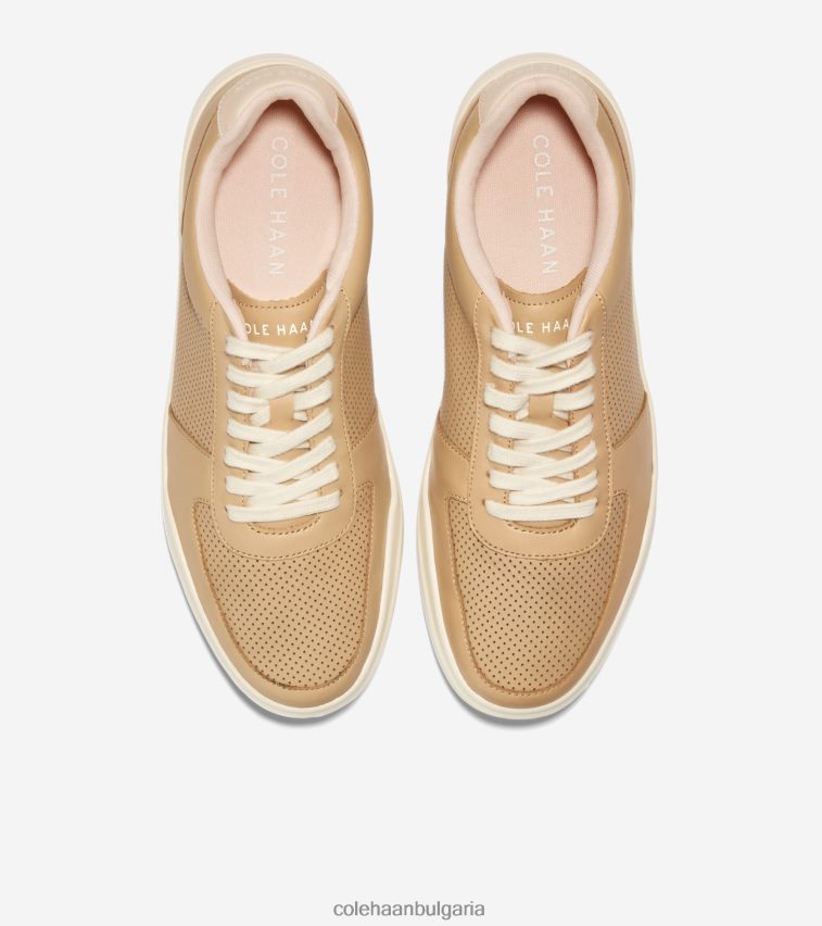 Cole Haan модерен тенис маратонка за голям кроскорт мъже 84PB6Z342 морска звезда-бежово vachetta-чапла обувки