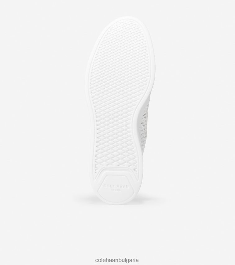 Cole Haan модерен тенис маратонка за голям кроскорт мъже 84PB6Z345 оптика бяла перфорирана-паун обувки
