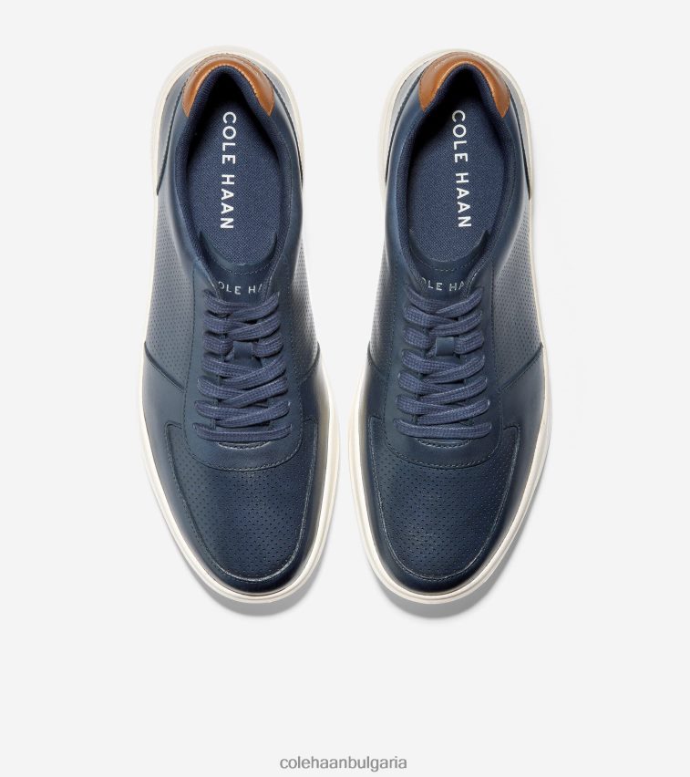 Cole Haan модерен тенис маратонка за голям кроскорт мъже 84PB6Z346 пеалет перфориран-британски тен обувки