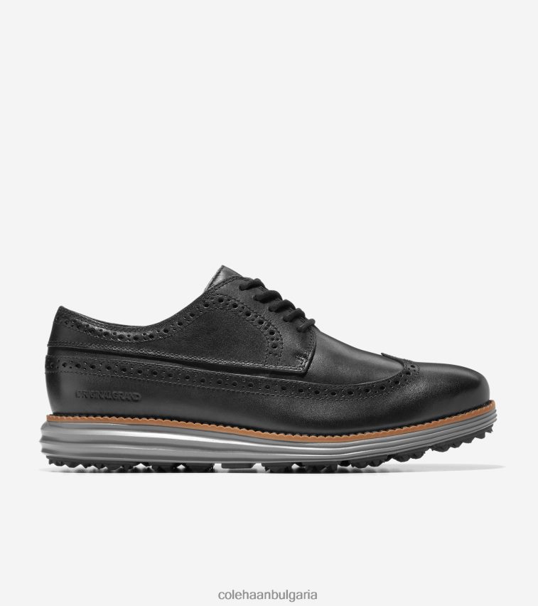 Cole Haan оригинална голф обувка Grand мъже 84PB6Z407 черен-натурален-тих нюанс обувки