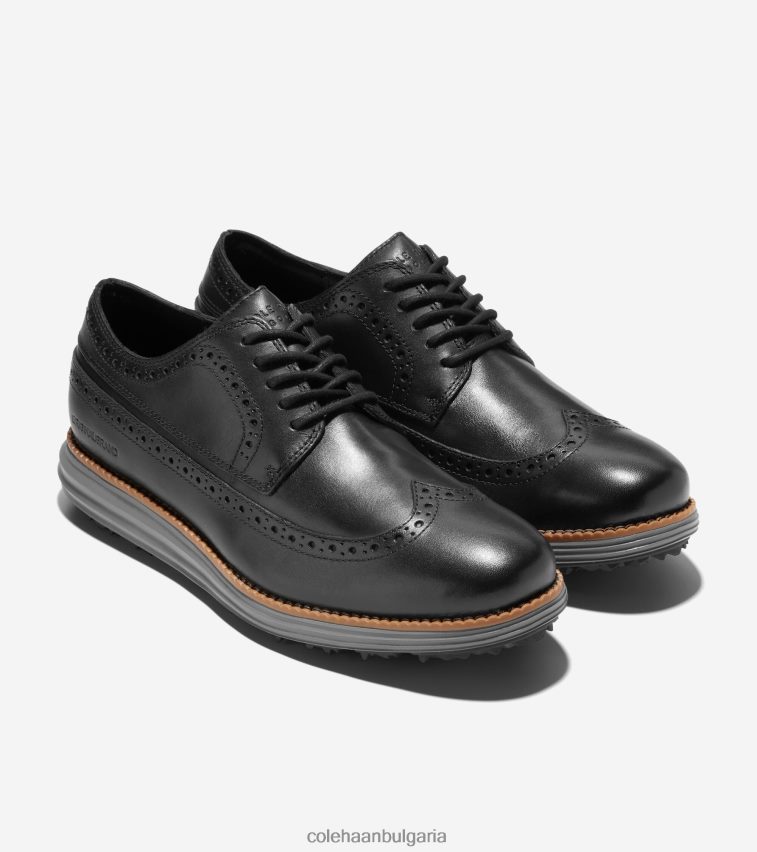 Cole Haan оригинална голф обувка Grand мъже 84PB6Z407 черен-натурален-тих нюанс обувки