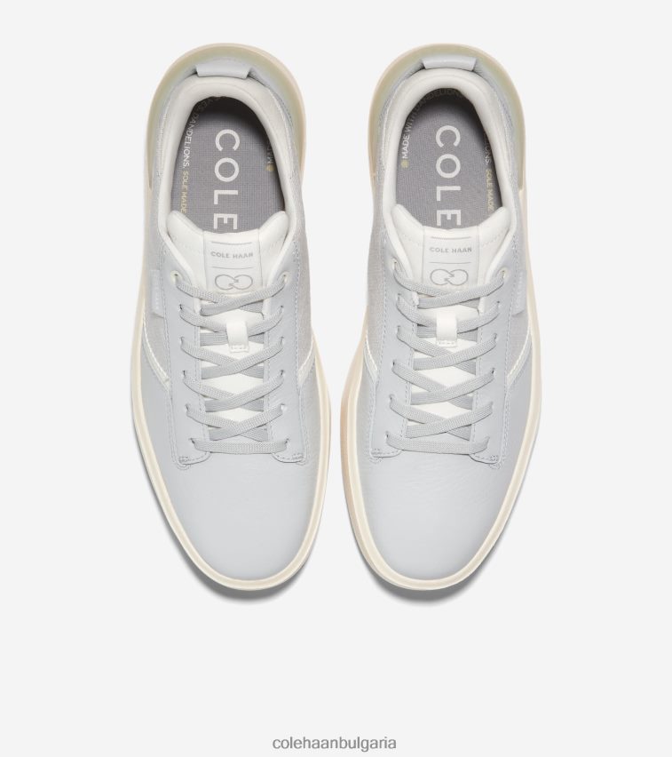 Cole Haan маратонки grandpro crew мъже 84PB6Z303 микро чип-слонова кост обувки