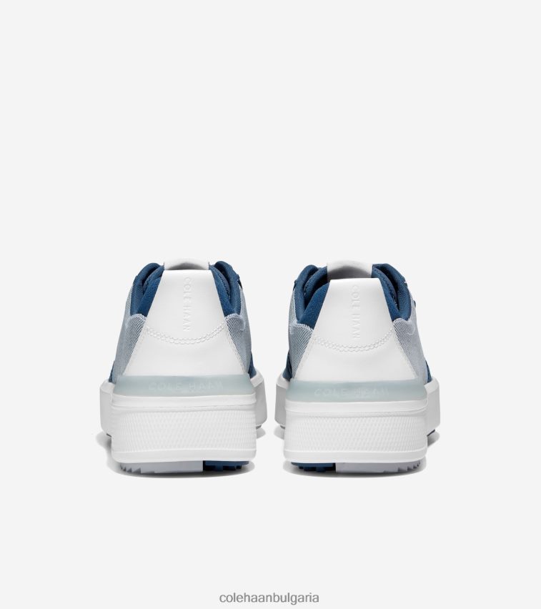 Cole Haan обувка за голф grandpro crew мъже 84PB6Z403 знаме син оптичен бял микро чип обувки