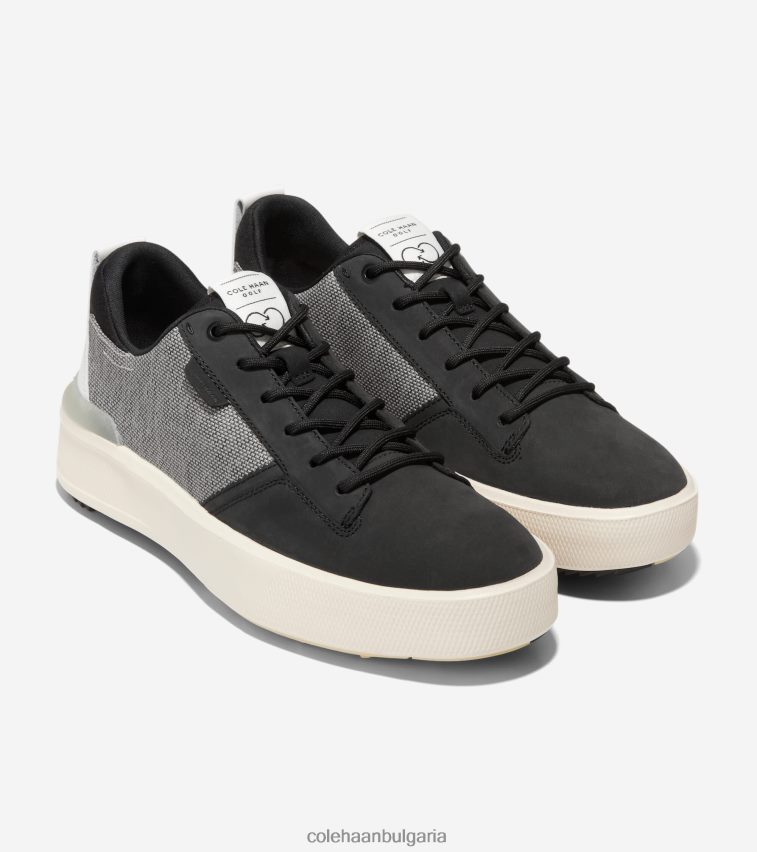 Cole Haan обувка за голф grandpro crew мъже 84PB6Z404 Черно бяла обувки