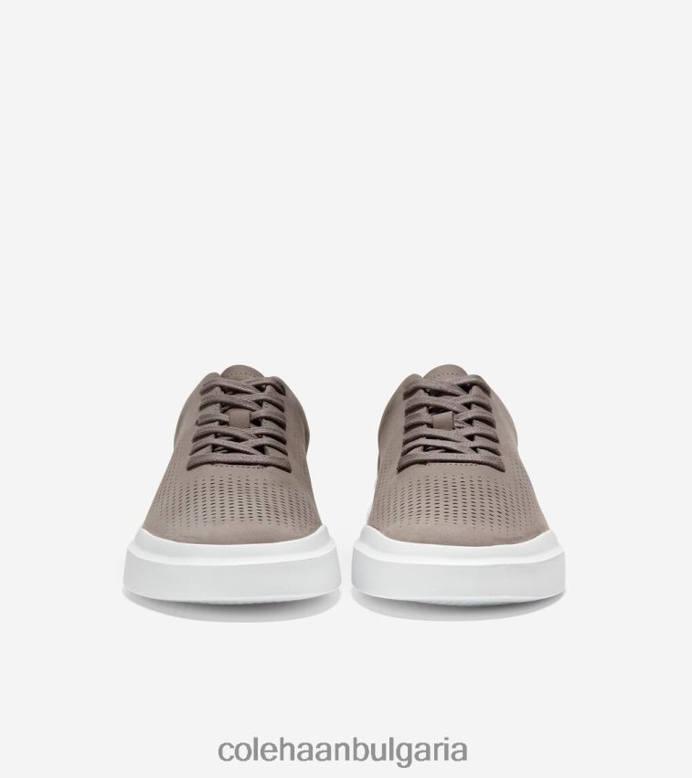 Cole Haan grandpro rally лазерно изрязани маратонки мъже 84PB6Z264 ironstone-оптично бяло обувки