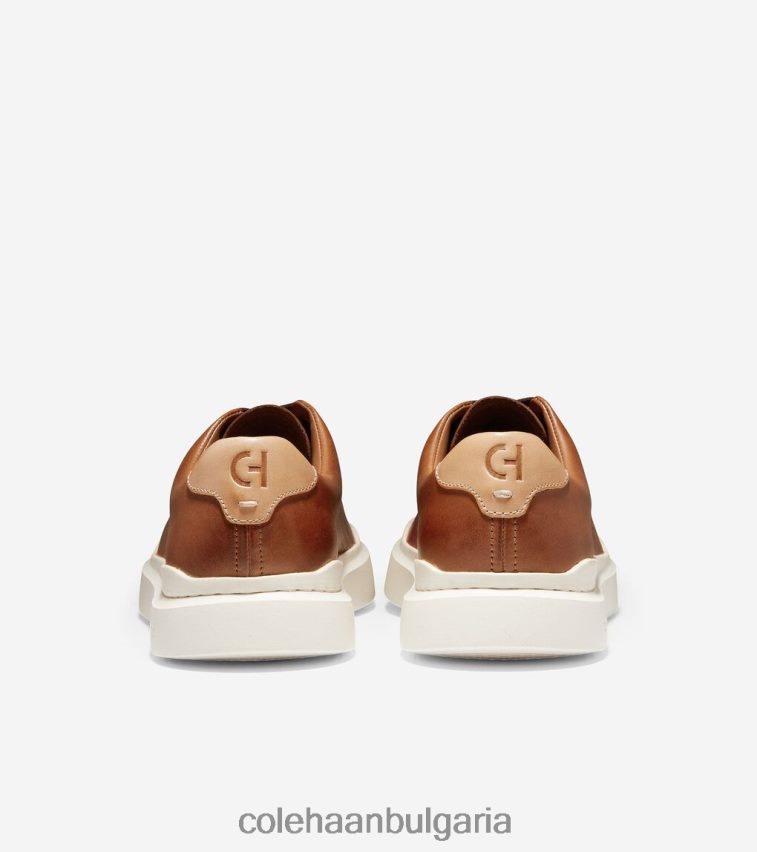 Cole Haan grandpro rally лазерно изрязани маратонки мъже 84PB6Z266 британски тен-слонова кост обувки