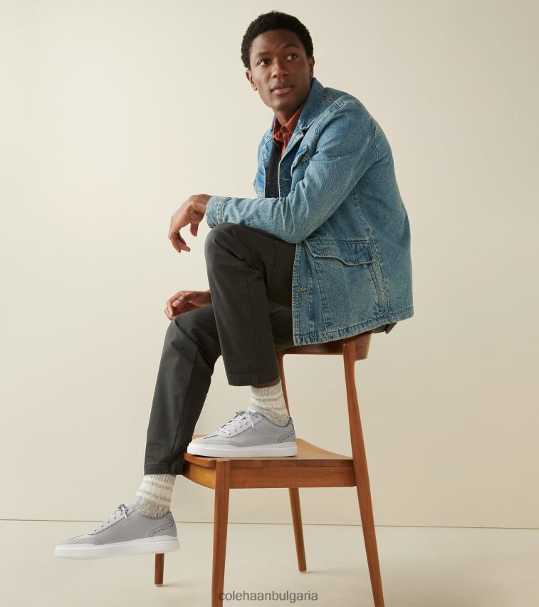 Cole Haan маратонки grandpro rally t-toe мъже 84PB6Z348 микрочип-оптичен бял обувки