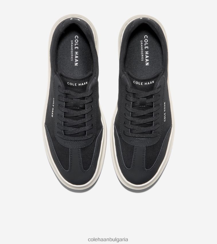 Cole Haan маратонки grandpro rally t-toe мъже 84PB6Z349 черно-сребриста бреза обувки