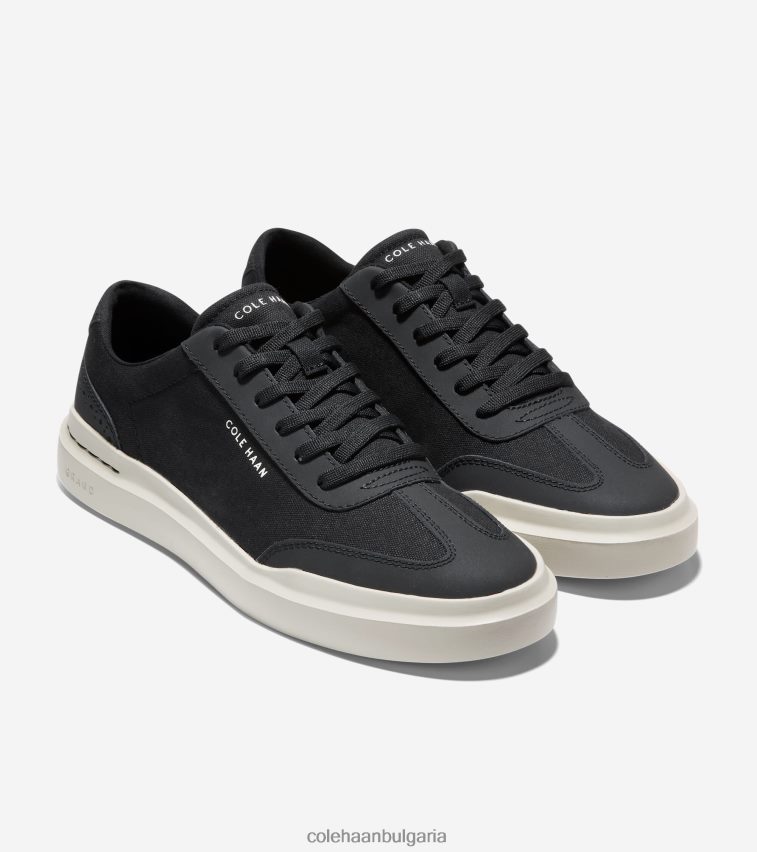 Cole Haan маратонки grandpro rally t-toe мъже 84PB6Z349 черно-сребриста бреза обувки