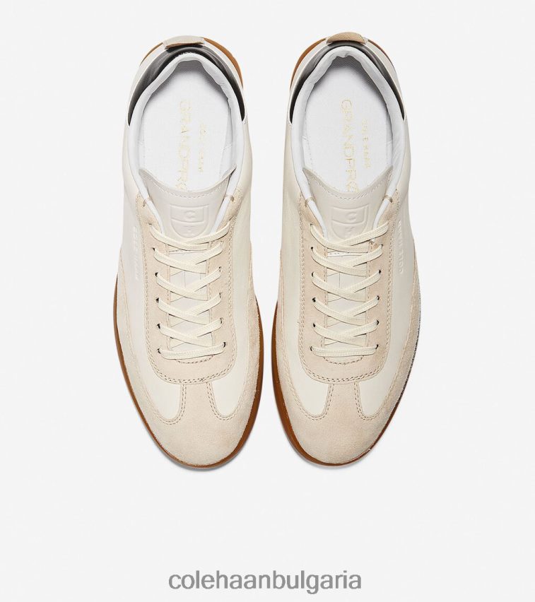 Cole Haan маратонки grandpro turf мъже 84PB6Z455 велур от слонова кост обувки