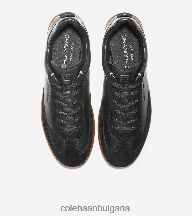 Cole Haan маратонки grandpro turf мъже 84PB6Z456 черен тумбиран - черен велур обувки