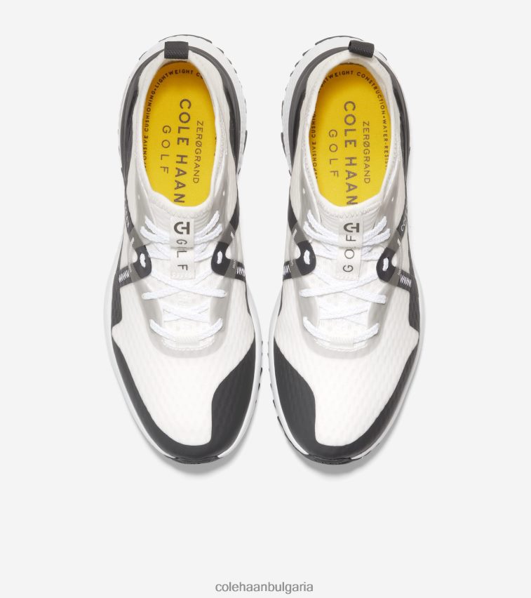 Cole Haan zerogrand изпреварват голф обувки мъже 84PB6Z414 бяло-сиво райе обувки