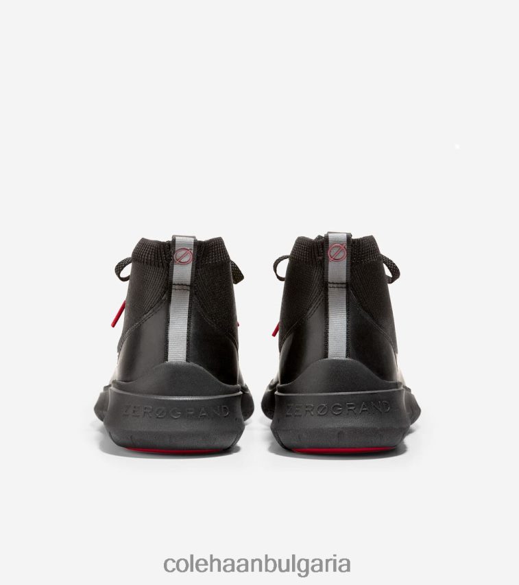Cole Haan поколение високи маратонки zerogrand мъже 84PB6Z472 черно отразяващо обувки