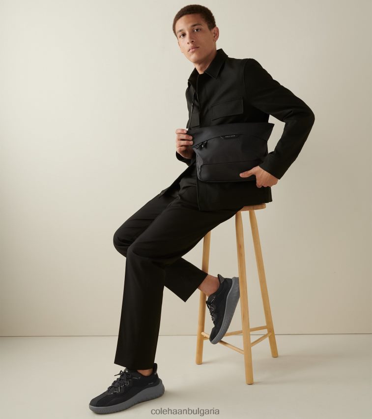 Cole Haan поколение zerogrand ii sql мъже 84PB6Z332 черна-тъмна настилка обувки