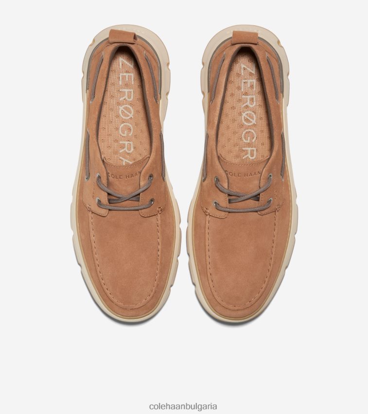 Cole Haan 4. обувка за регатна лодка zerogrand мъже 84PB6Z253 пекан-ангорска дъвка обувки