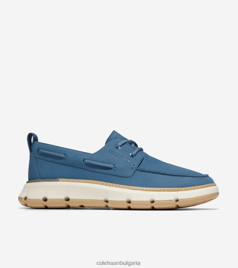 Cole Haan 4. обувка за регатна лодка zerogrand мъже 84PB6Z255 знаме син ангора дъвка обувки