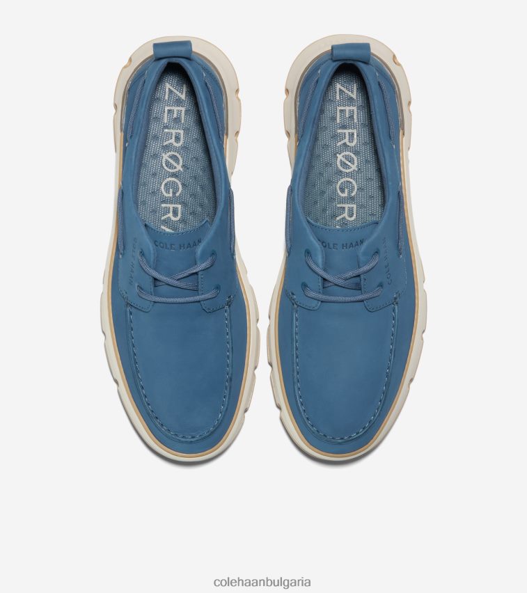 Cole Haan 4. обувка за регатна лодка zerogrand мъже 84PB6Z255 знаме син ангора дъвка обувки