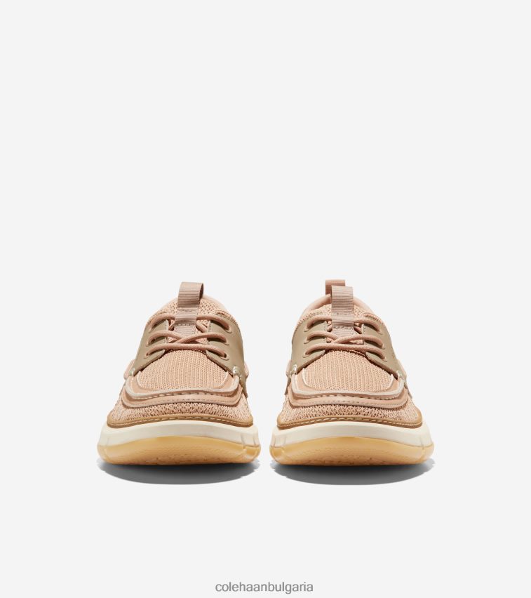 Cole Haan 4. обувка за регатна лодка zerogrand мъже 84PB6Z258 сусам-дюна-слонова кост обувки