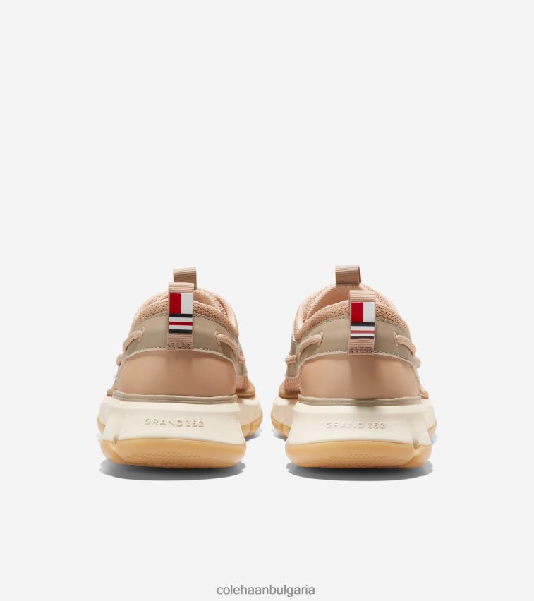Cole Haan 4. обувка за регатна лодка zerogrand мъже 84PB6Z258 сусам-дюна-слонова кост обувки