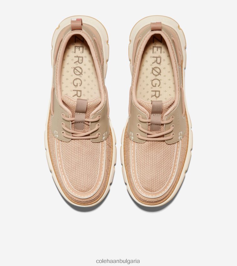 Cole Haan 4. обувка за регатна лодка zerogrand мъже 84PB6Z258 сусам-дюна-слонова кост обувки
