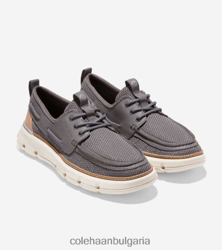 Cole Haan 4. обувка за регатна лодка zerogrand мъже 84PB6Z260 буреносен облак обувки