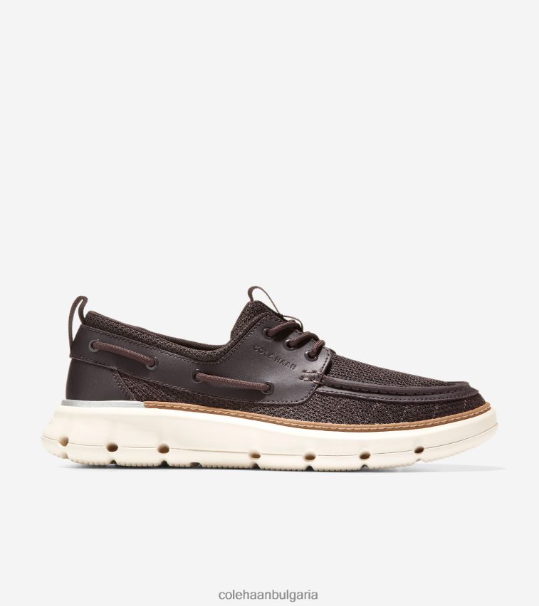 Cole Haan 4. обувка за регатна лодка zerogrand мъже 84PB6Z261 тъмен шоколад обувки