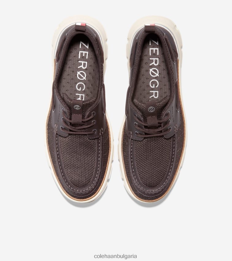 Cole Haan 4. обувка за регатна лодка zerogrand мъже 84PB6Z261 тъмен шоколад обувки